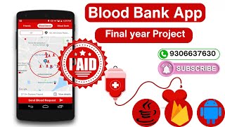 blood bank Application with Source Code | Android Project with Source Code