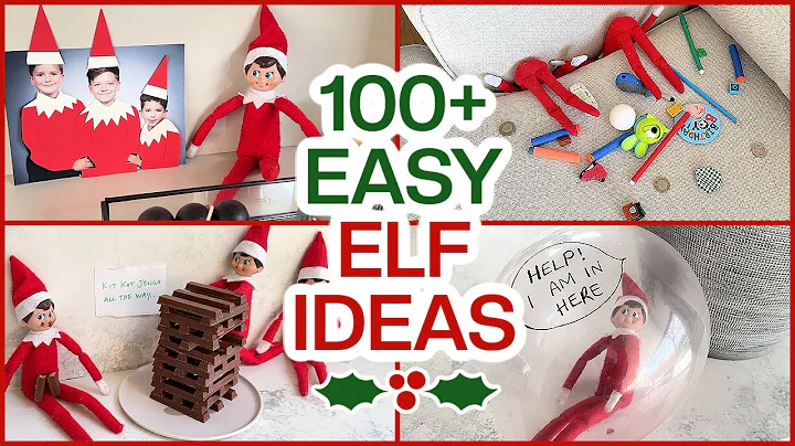 100+ Elf Ideas!  What our Elf on the Shelf Did 🎄 Easy Ideas