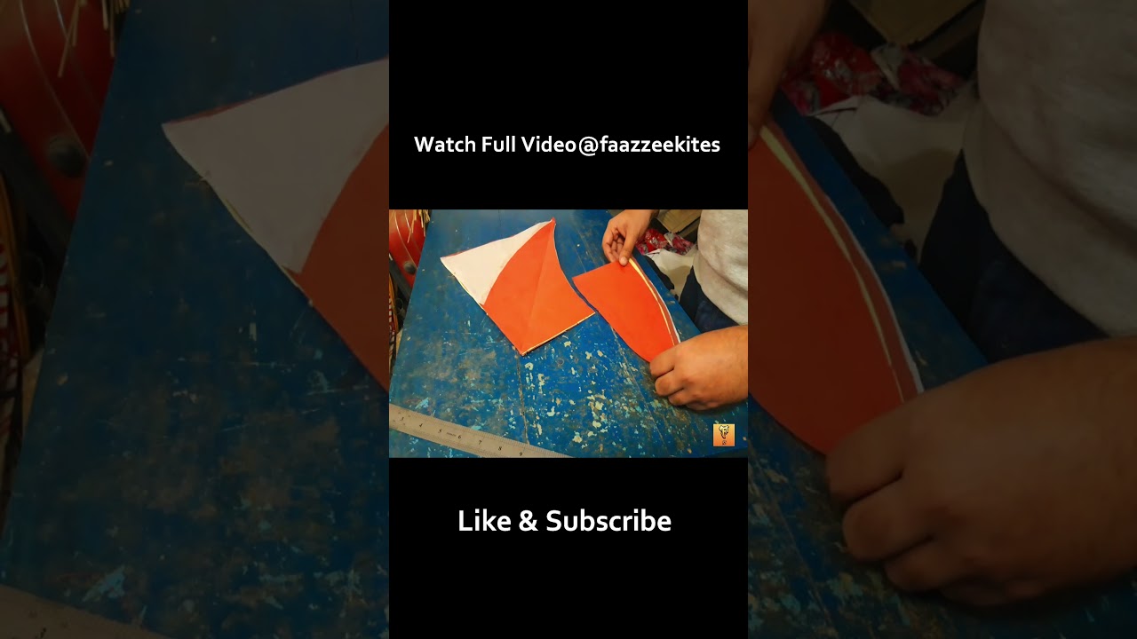 BEAUTIFUL PARI KITE MAKING