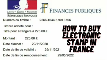 Où acheter 1 timbre fiscal ?