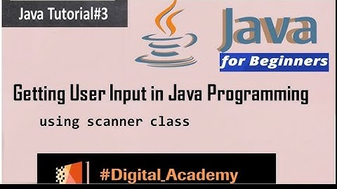 Getting input from User in Java programming || Full Tutorial || lec-3 || in Urdu/Hindi  #java #input