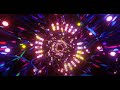 4k TV 10 hour Metallic color party disco light tunnel crazy VJ loop selection -Big screen visuals