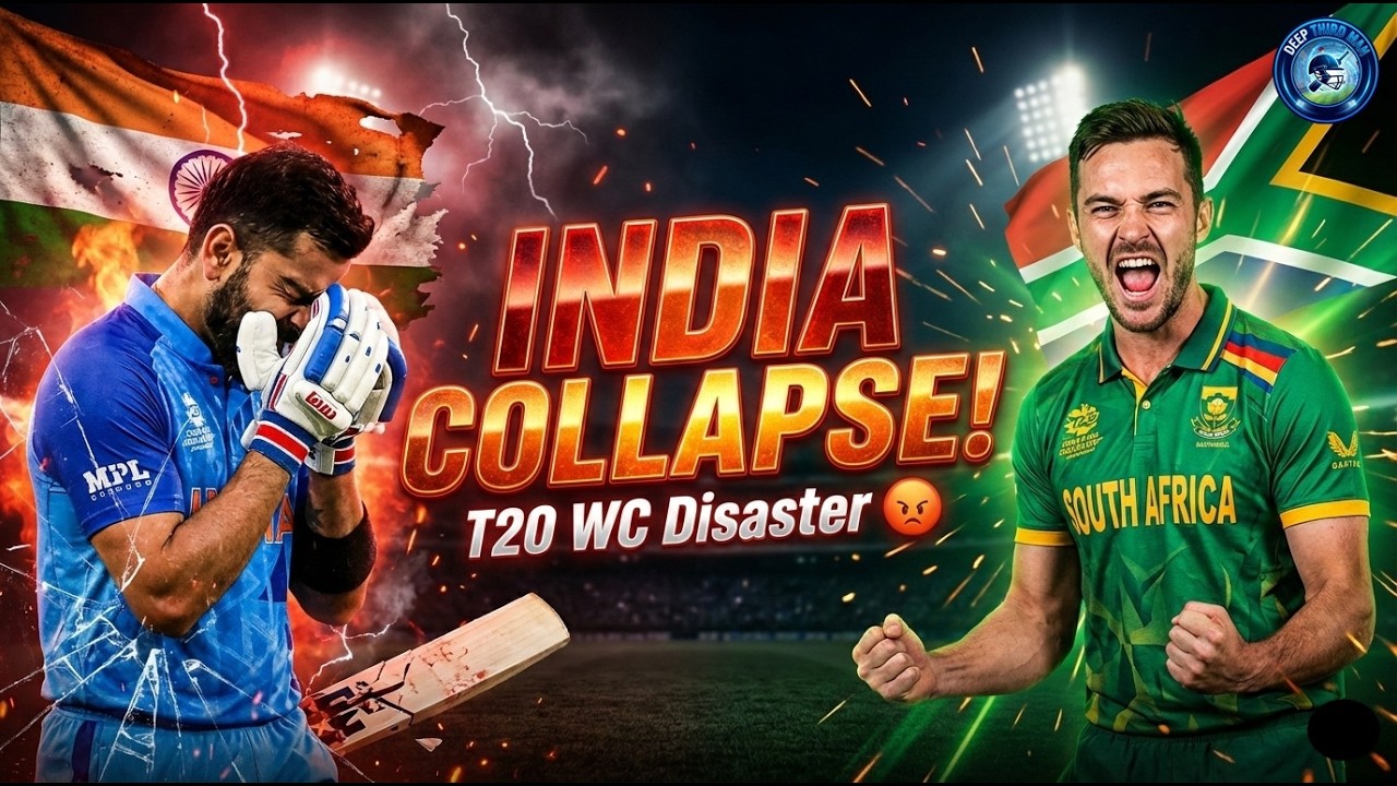 India vs South Africa T20 World Cup Rant 😡 | What Went Wrong for India? | Deep Third Man