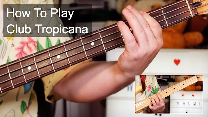 Club Tropicana Guitar version - Guitar performance video thumbnail