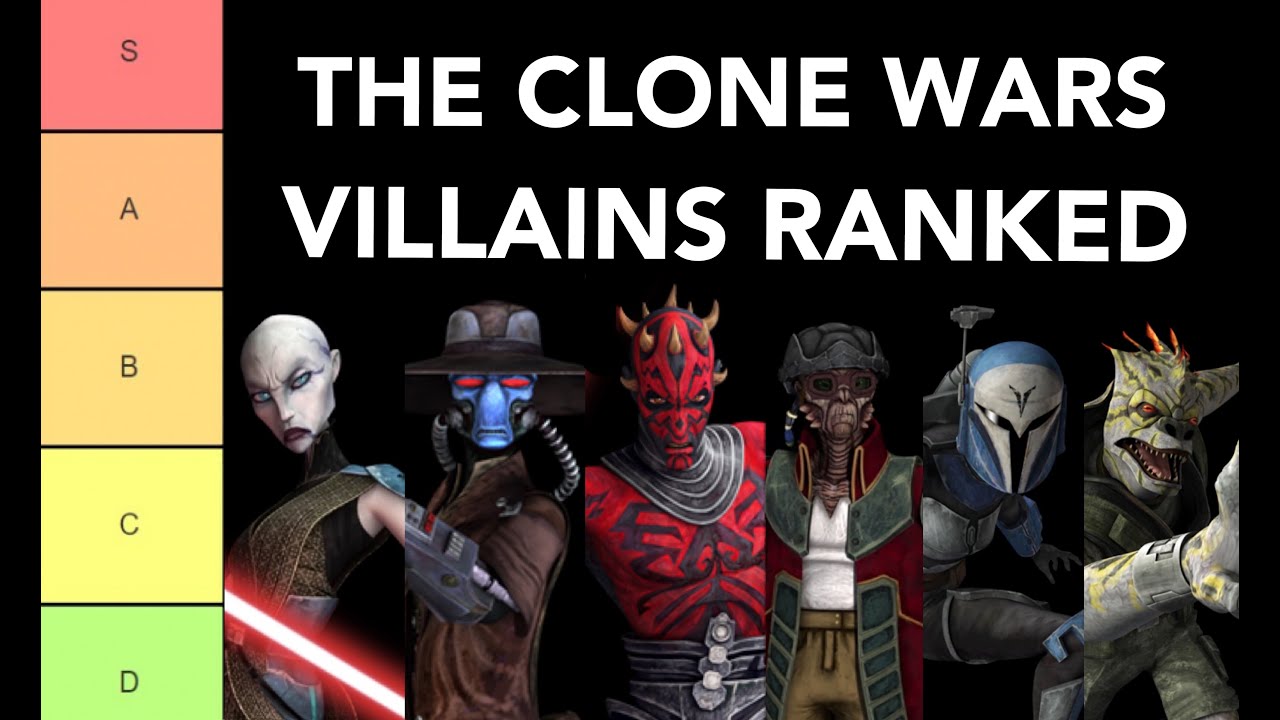 every-star-wars-the-clone-wars-villain-ranked-youtube