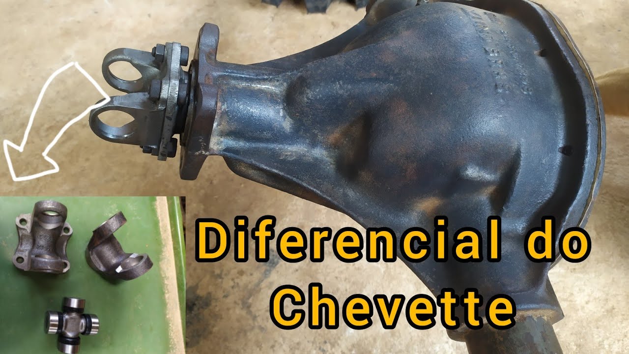 Adaptação de flange de cardã no diferencial do Chevette