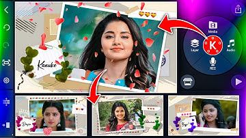 3D photo animated love lyrical WhatsApp status video editing in kinemaster Telugu 2021 in Telugu