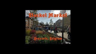 A Saturday at Stockel Market in Brussels, Belgium