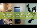 Produktbewertung PLDHPRO Tablet mit Bohrfestem Sockel Wandhalterung iPad Halterung für LKW, Tablet H