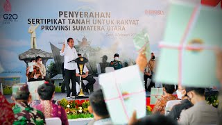 Presiden Jokowi Serahkan Sertifikat Tanah untuk Rakyat, Kabupaten Dairi, 3 Februari 2022