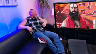 Veer Mahaan Open Challenge to Brock Lesnar & Roman Reigns in WWE Raw Today 2022 || Veer Destroy Omos Resimi