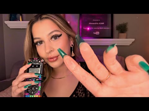 ASMR Mouth Soundzzz + Spit painting your face✨💦 (tascam)