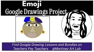 Emoji Art Lesson | Google Drawings Art Project for Students | Easy Digital Design Tutorial screenshot 2