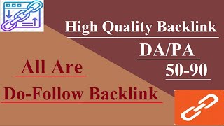 Create Do-Follow Backlink For Blogging Website | 40-90 DA/PA Authority