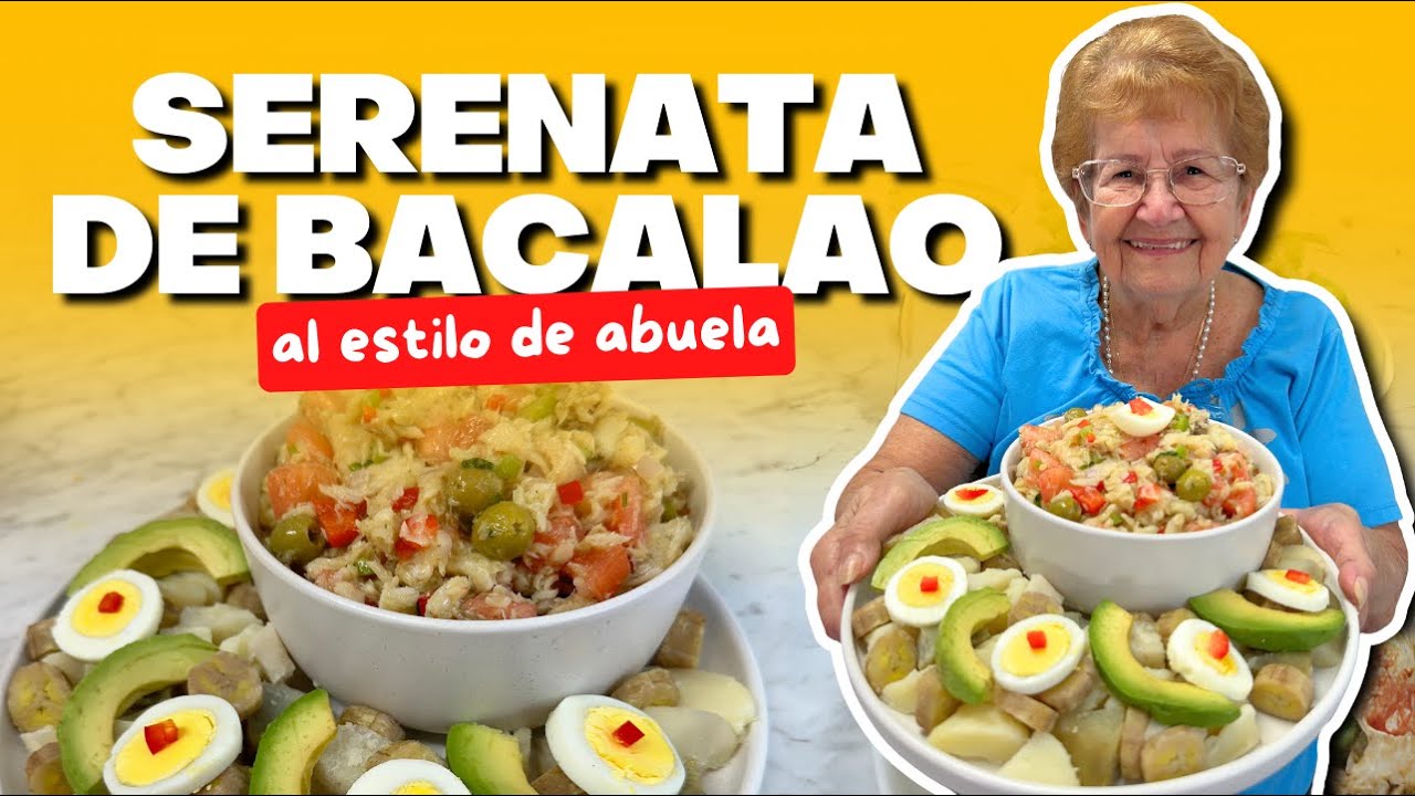 SERENATA DE BACALAO con viandas AL ESTILO de abuela 😋
