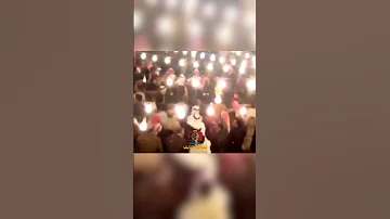 استقبال شيخ مشايخ حوران في مدينه إنخل في افراح النايف الشيخ محمد يوسف ابو روميه 