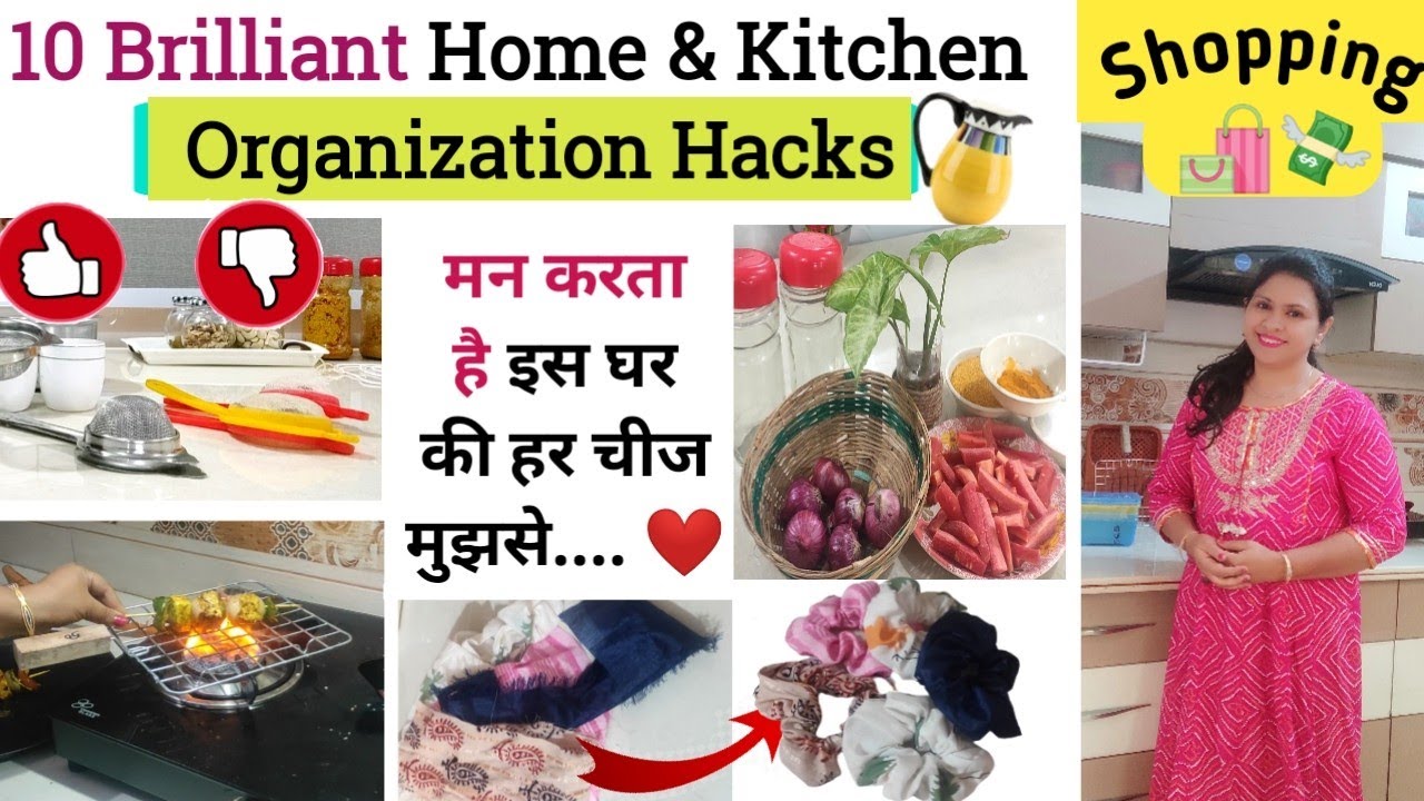 10 Brilliant Home And Kitchen Organization Ideas 💕 Space Saving Home