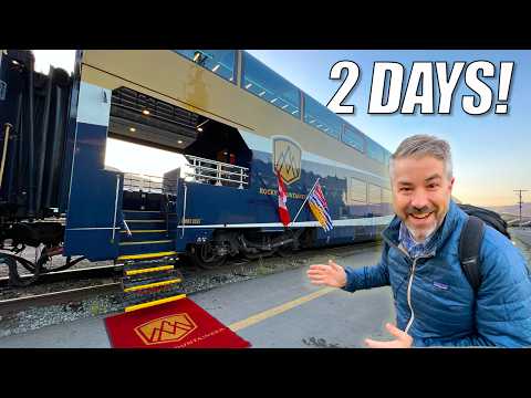 2 DAYS on Canada’s LUXURY TRAIN (Rocky Mountaineer) 🇨🇦