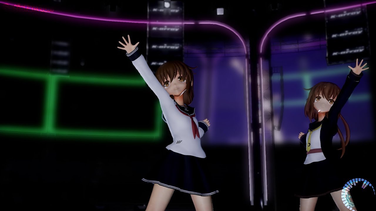 Mmd艦これ Satisfaction 電ちゃん 文月 Youtube