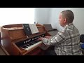 Count your blessings  organist bujor florin lucian playing on romanian reed organ