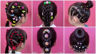 Simple \& Cute hairstyles for kids |Cool Hairstyles |Girl's hairstyles for short and long hair