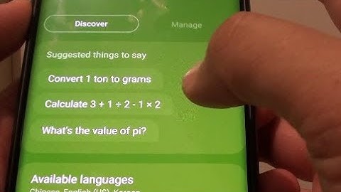 Samsung Galaxy S9: View List of Bixby Voice Command for Calculator