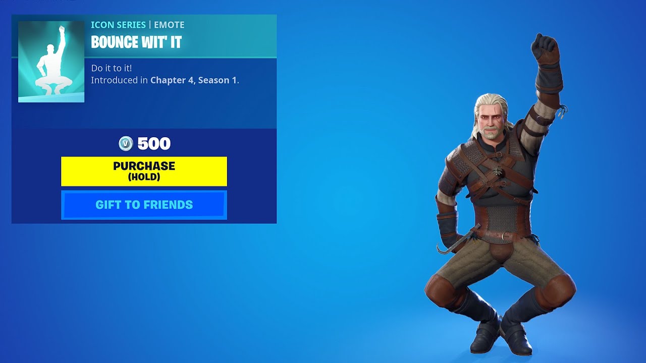 (Original Music) DO IT TO IT Fortnite Emote "Bounce wit it"