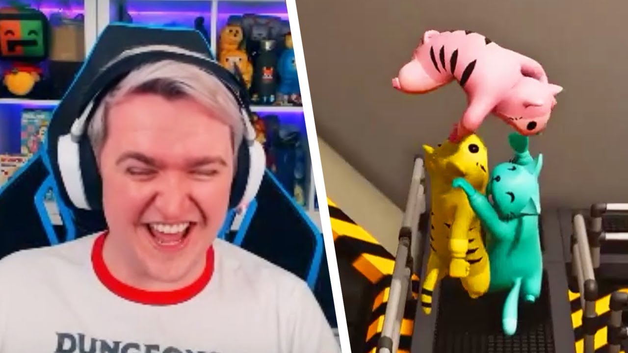 WilburSoot Makes Gang Beasts 1000% Funnier!