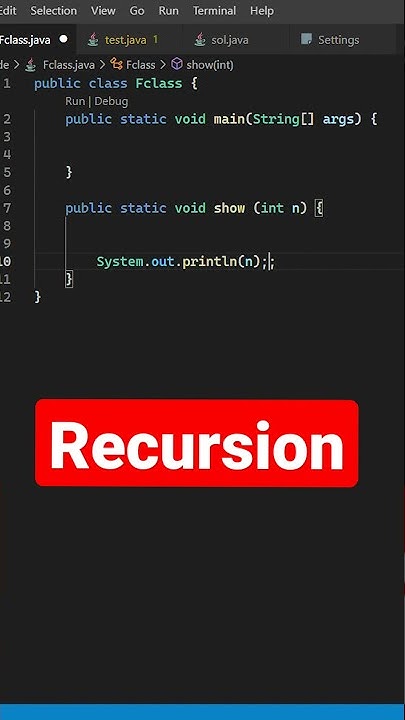 basic recursion question java - YouTube
