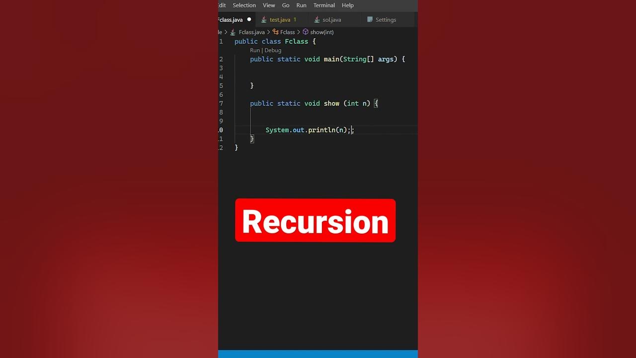 basic recursion question java - YouTube