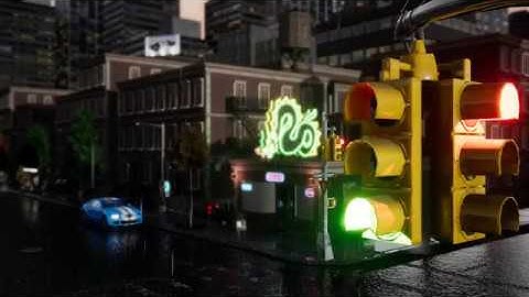 Portfolio ready "Neon City" project