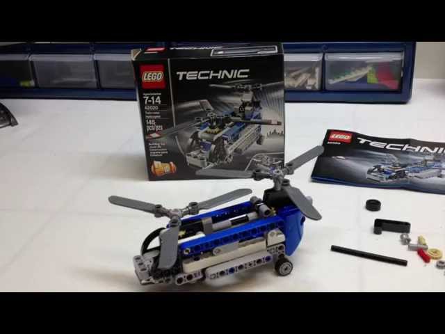 LEGO Technic 42020 Twin Rotor Helicopter Review - YouTube