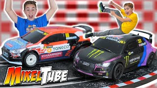 Leo y Mikel Reto Scalextric Rally