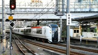 [堂々の12両] E259系 特急成田エクスプレス(回送列車) 大崎(JS-17)通過