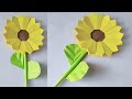 How to make origami sun flower cara membuat bunga matahari dari kertas origami paper craft diy