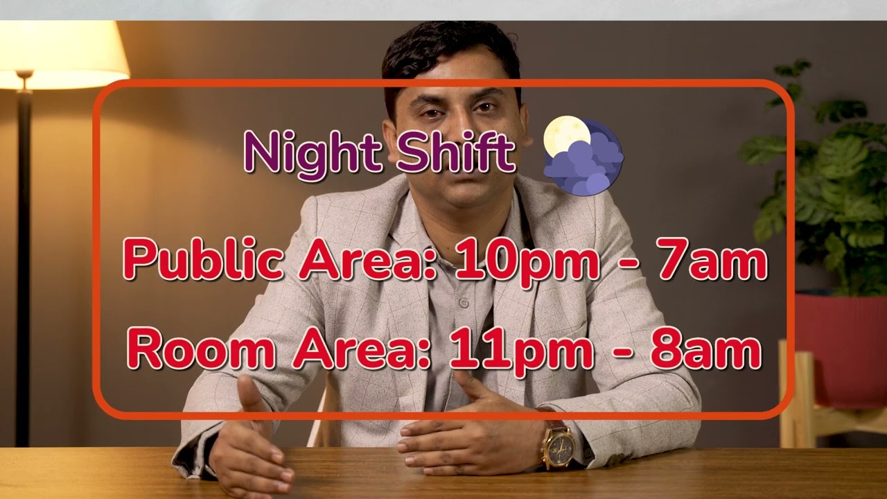 ৫। হাউজকিপিং অর্গানাইজেশনাল  চার্ট ।হাউজকিপিং। হাতে কলমে