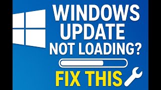 Fix Windows Update Not Working Stuck On Loading Or Not Downloading 2025 Easy Solution