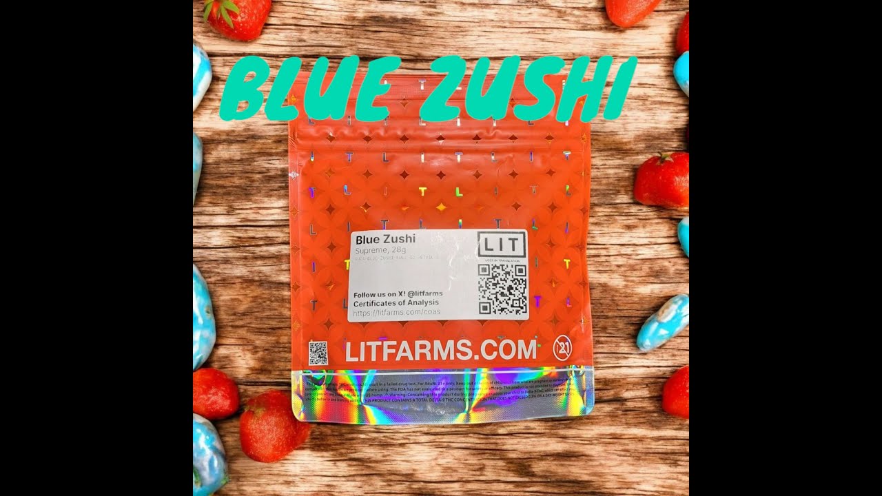BLUE ZUSHI BY LIT FARMS SUPREAM LINE