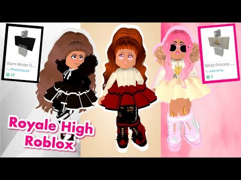 Dressing In Royale High W Youtubers Winter Clothing Secret Santa Glitch Youtube - roblox youtuber outfits