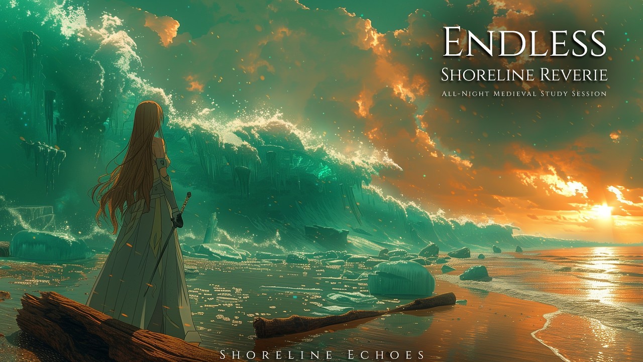 Endless Shoreline Reverie | All-Night Medieval Study Session