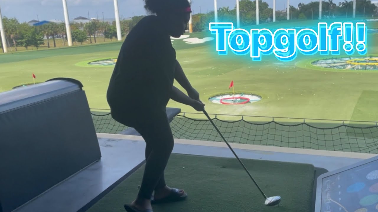 HAVING FUN AT TOPGOLF!!!
