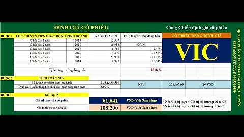 (#TTCK) Định giá cổ phiếu #VIC | Thông tin đầu tư chứng khoán #dinhgiacophieu (#Chiến) 04.01.2021