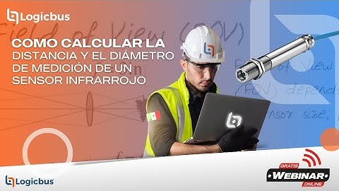 ¿Como calcular la distancia y el diámetro de medición de un sensor infrarrojo?