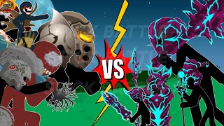 EPIC BATTLE 9999 FIGURE BOSSES VS ALL VAMPIRIC SKIN | STICK WAR LEGACY | STICK BATTLE