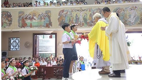 Trực tiếp: Thánh Lễ Thiếu Nhi Rước Lễ Lần Đầu