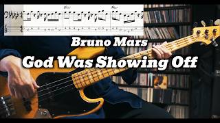 Bruno Mars - God Was Showing Off (Bass Cover with TABS) *Get the PDF on Patreon