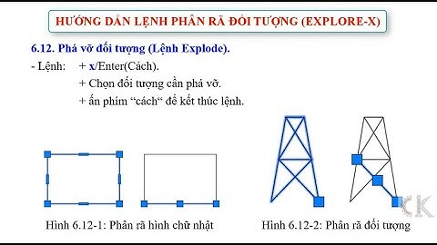 Autocad Tutorial full- Hướng dẫn lệnh phá vỡ đối tượng (Explore-x)