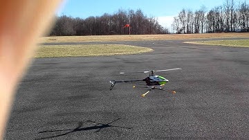 Align trex 550e hovering