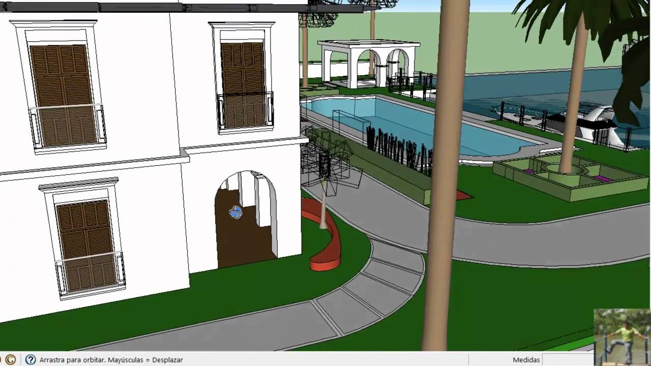 DISE O DE MANSIONES Google SketchUp 8 YouTube Dise o de mansiones google sketchup 8 youtube