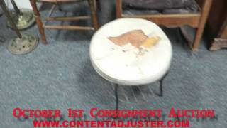 October 1st Salina Kansas Consignment Auction by Household Content Adjuster Kings Auction & Certified Appraisal Service 40 views 8 years ago 12 minutes, 58 seconds